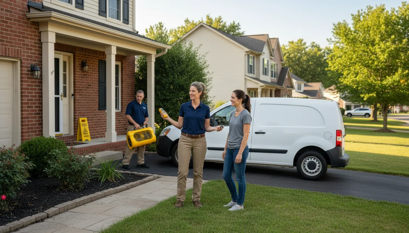 Water restoration image for Dehumidification And Cleanup Services in Lancaster, MA